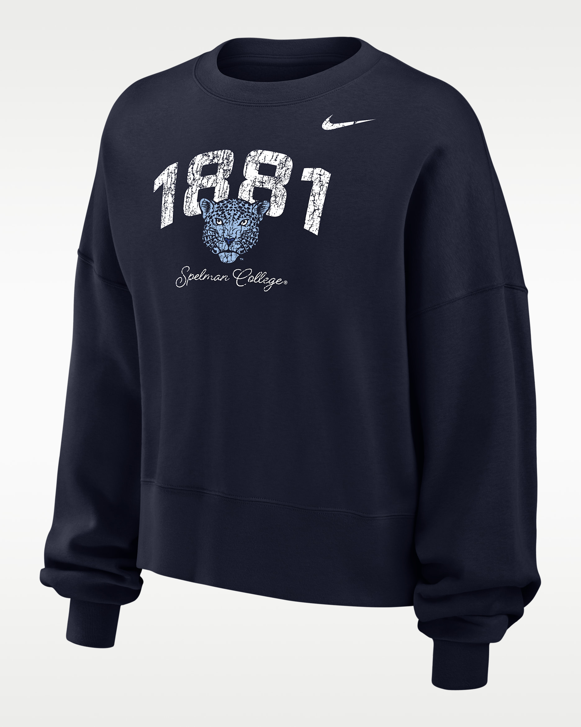 Nike College (Spelman College) Women's Phoenix Fleece Crew-Neck